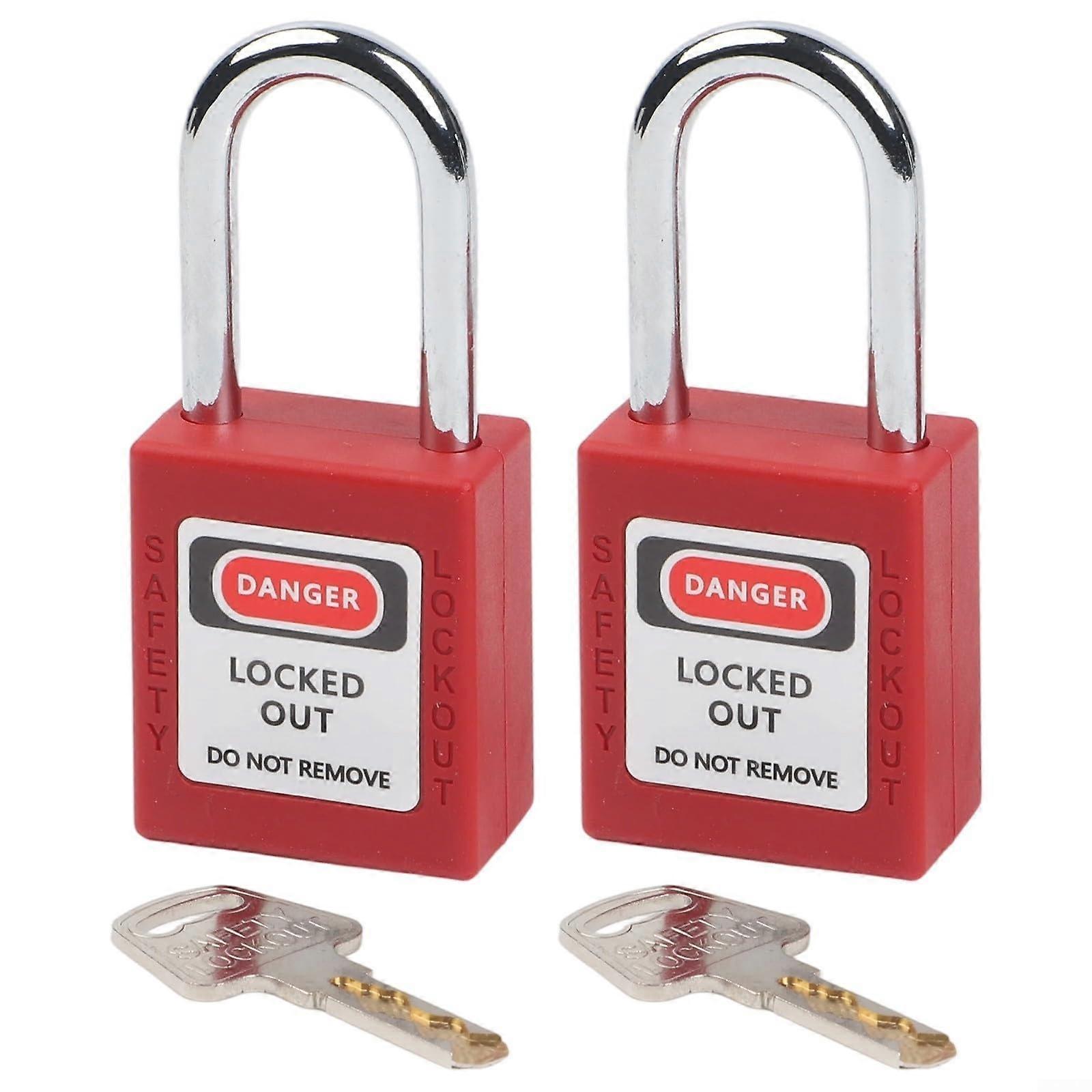 38mm industrial padlock With Insulated Strips And Key Lock Key Removal While Open For Critical Industrial Applications