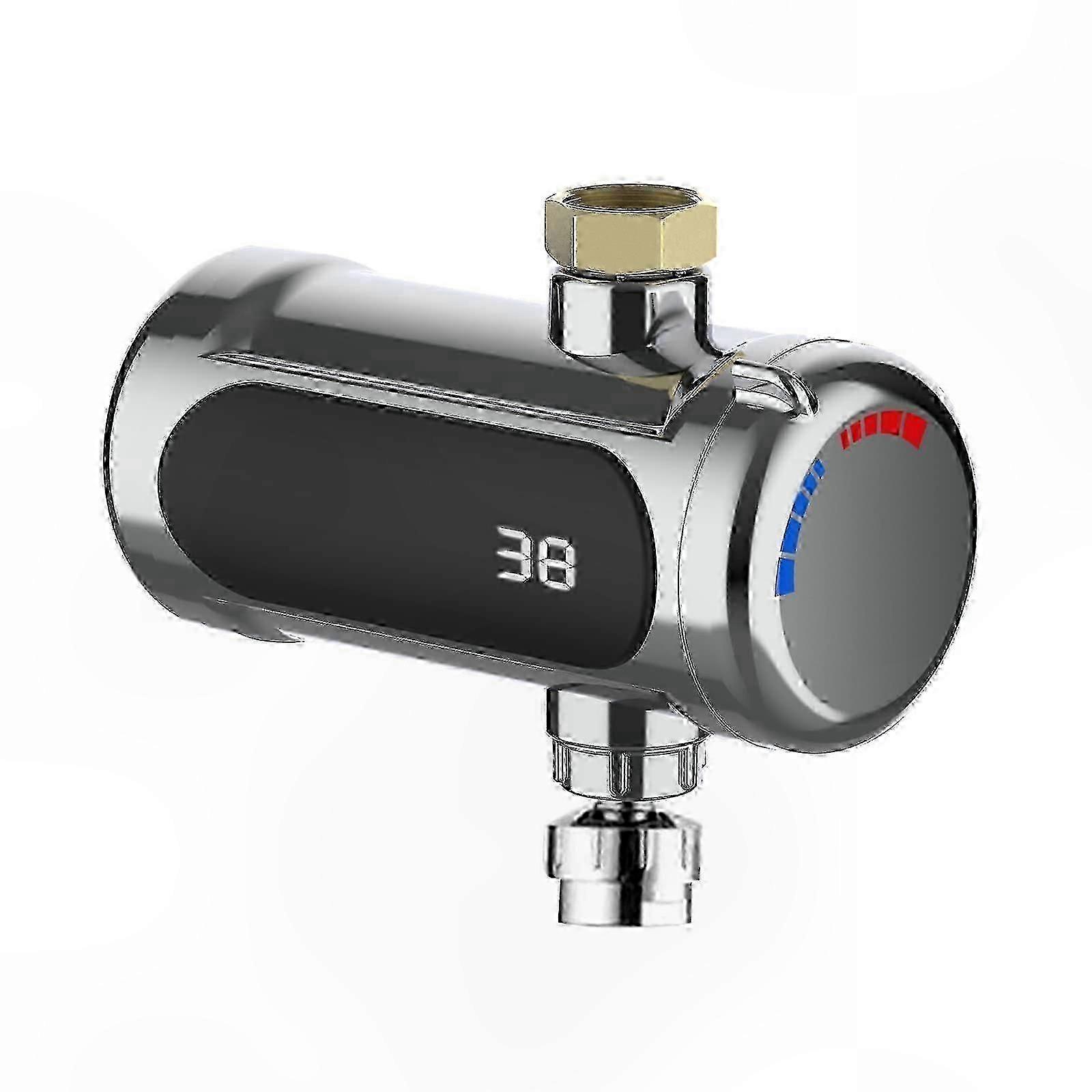 LED Temperature Display Faucet Heater, Mini Electric Water Heater for Bath, Instant Hot Water Tap with Digital Screen