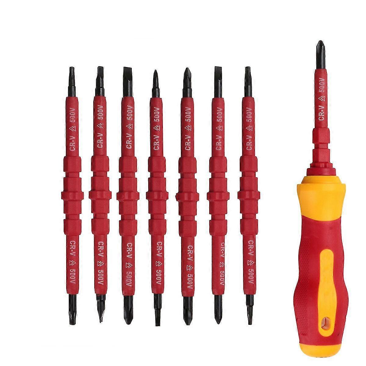 25-26 7Pcs Electronic Insulated Hand Screwdriver Tools Accessory Set