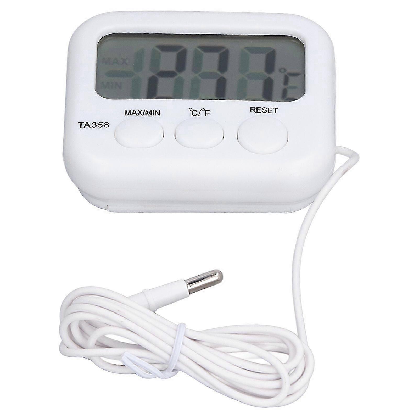 Water Thermometer LCD Digital Display Temperature Measuring Tool for Fish Tank Aquarium
