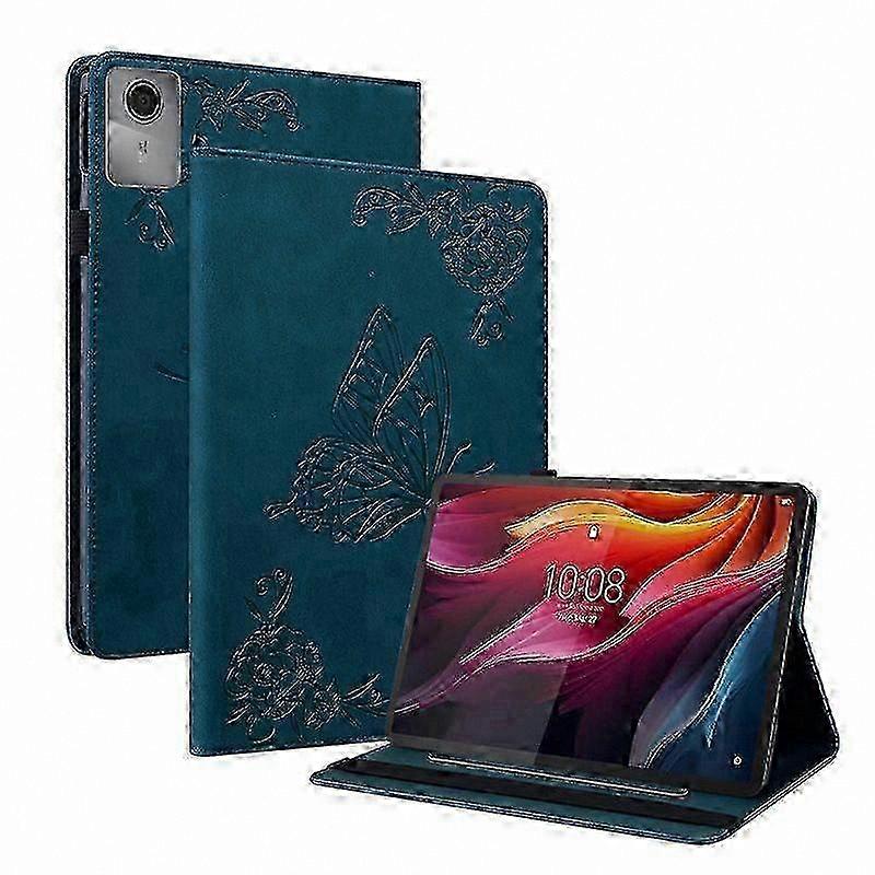 11 Inch Tablet Case Butterfly Design Soft TPU Cover with Adjustable Stand and Slots for Idea Tab Models