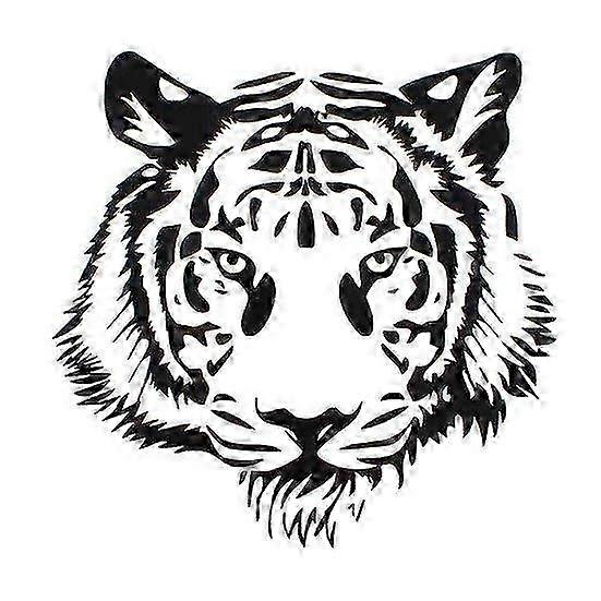 2025 Car Decal Stylish Self-adhesive No Residue Tiger Pattern Car Sitcker for Home