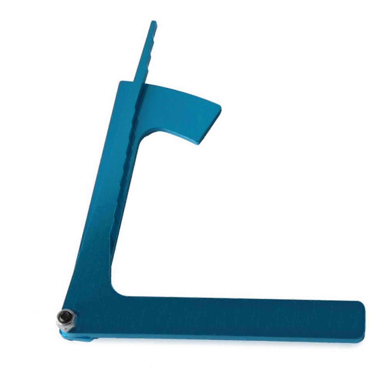 3IN1 Multiple Use Remote Control Car Camber Gauge Adjusting Ruler Alignment Tool For Drift Racing Model Modification Use  Blue