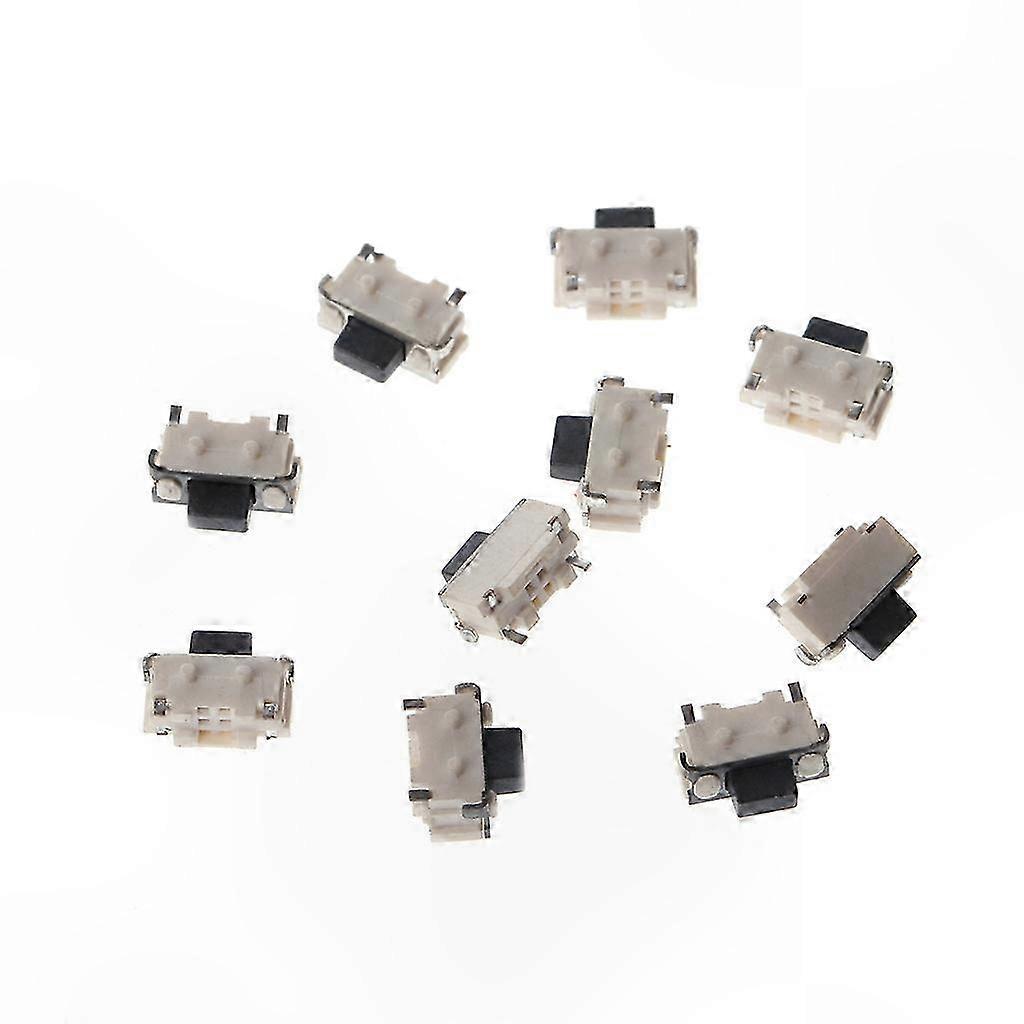 10-Pack SMD Tact Switches, 2x4x3.5mm Side Tactile Push Buttons for PCB Mounting