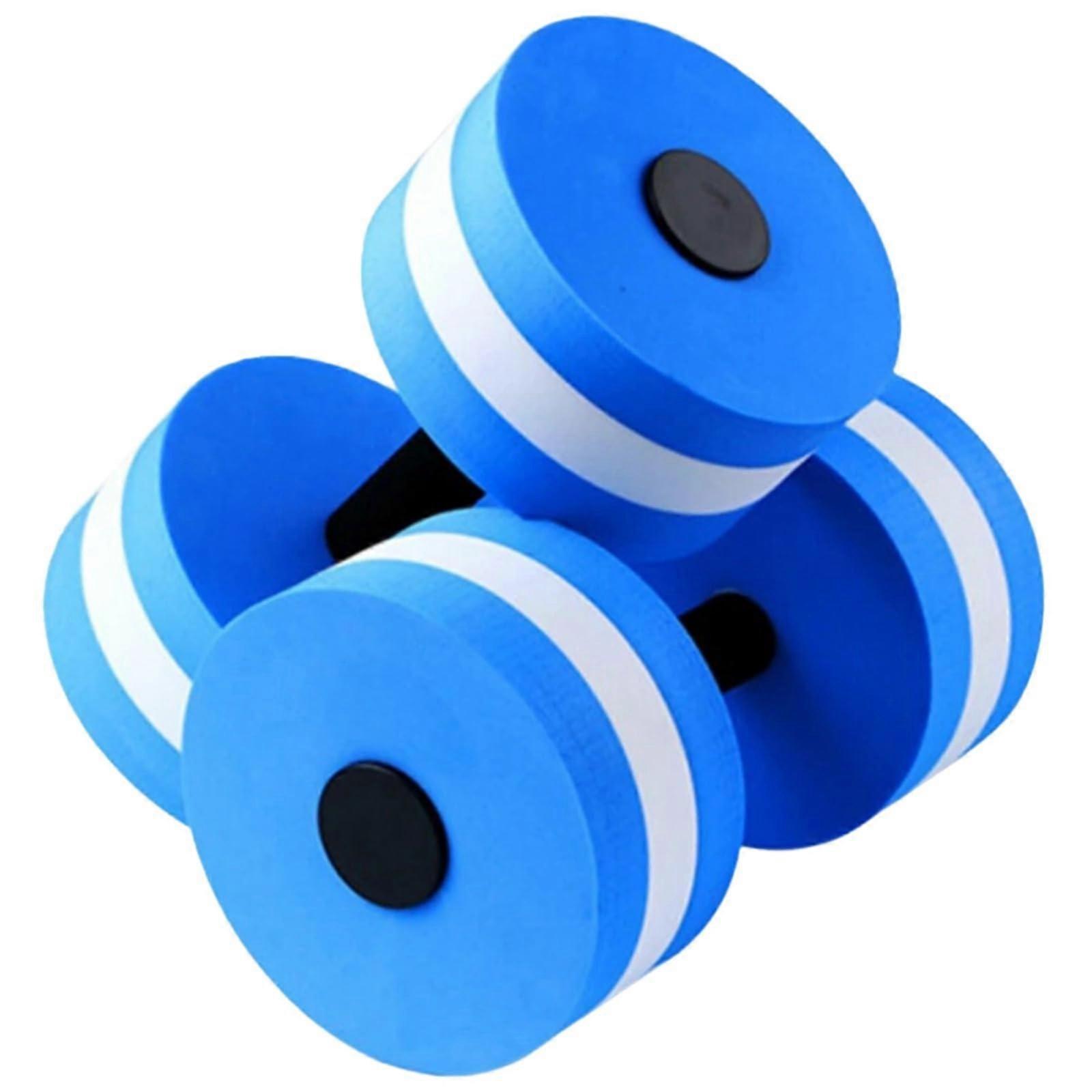 Pair Lightweight EVA Dumbbells For Water Aerobics, Pool Water Resistance Training, Beginner Friendly EVA Foam Dumbbells
