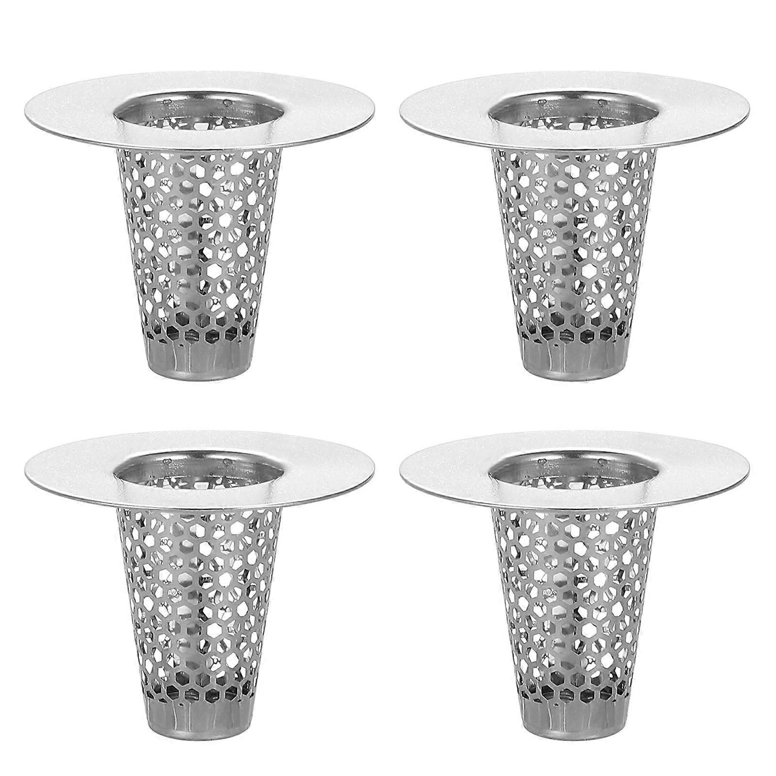 Efficient Bathroom Sink Filter with Hair Catcher Basket for Easy Drainage, Durable Material and Universal Fit