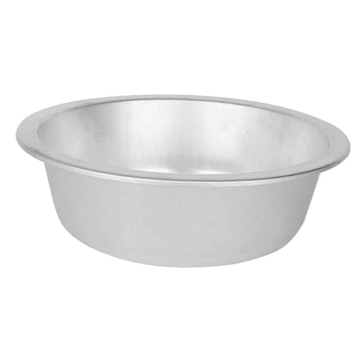 Thickened Aluminum Kitchen Basin Large Round Multipurpose Sink Container For Food Preparation And Laundry