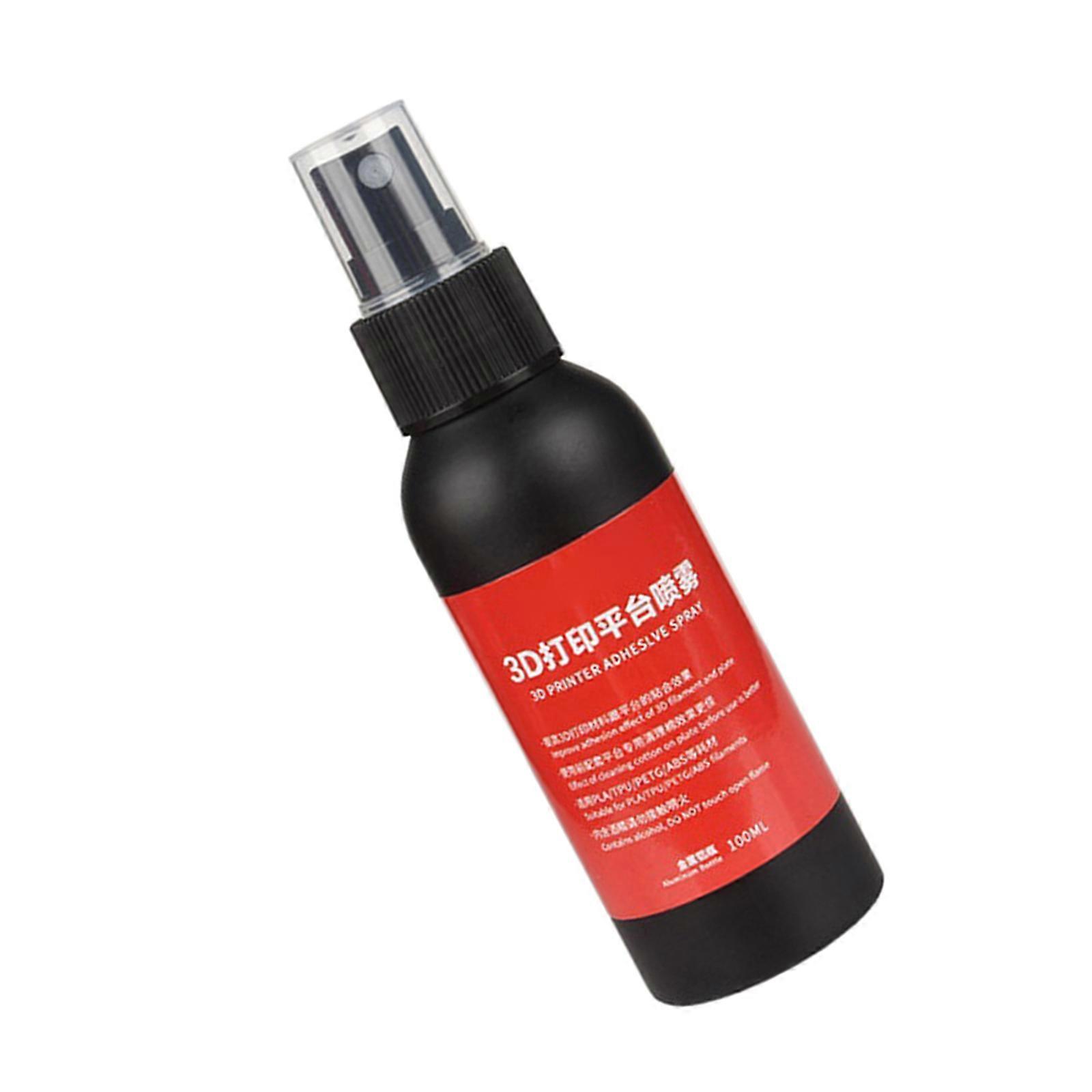 100ML 3D Printing Platform Adhesive  Sprays Prevents Warping For 3D Printing ABS PLA+ PETG Antiwarping Adhesive Multicolor