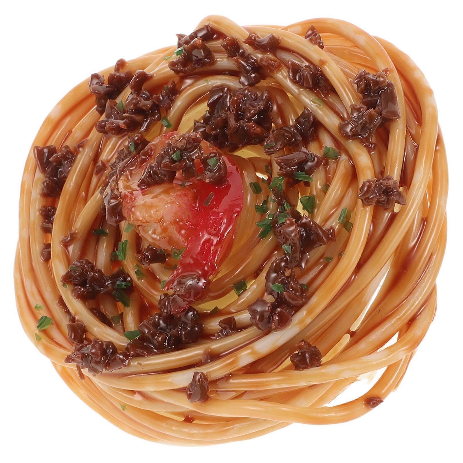 Fake Spaghetti Artificial Noodles Model for Teaching