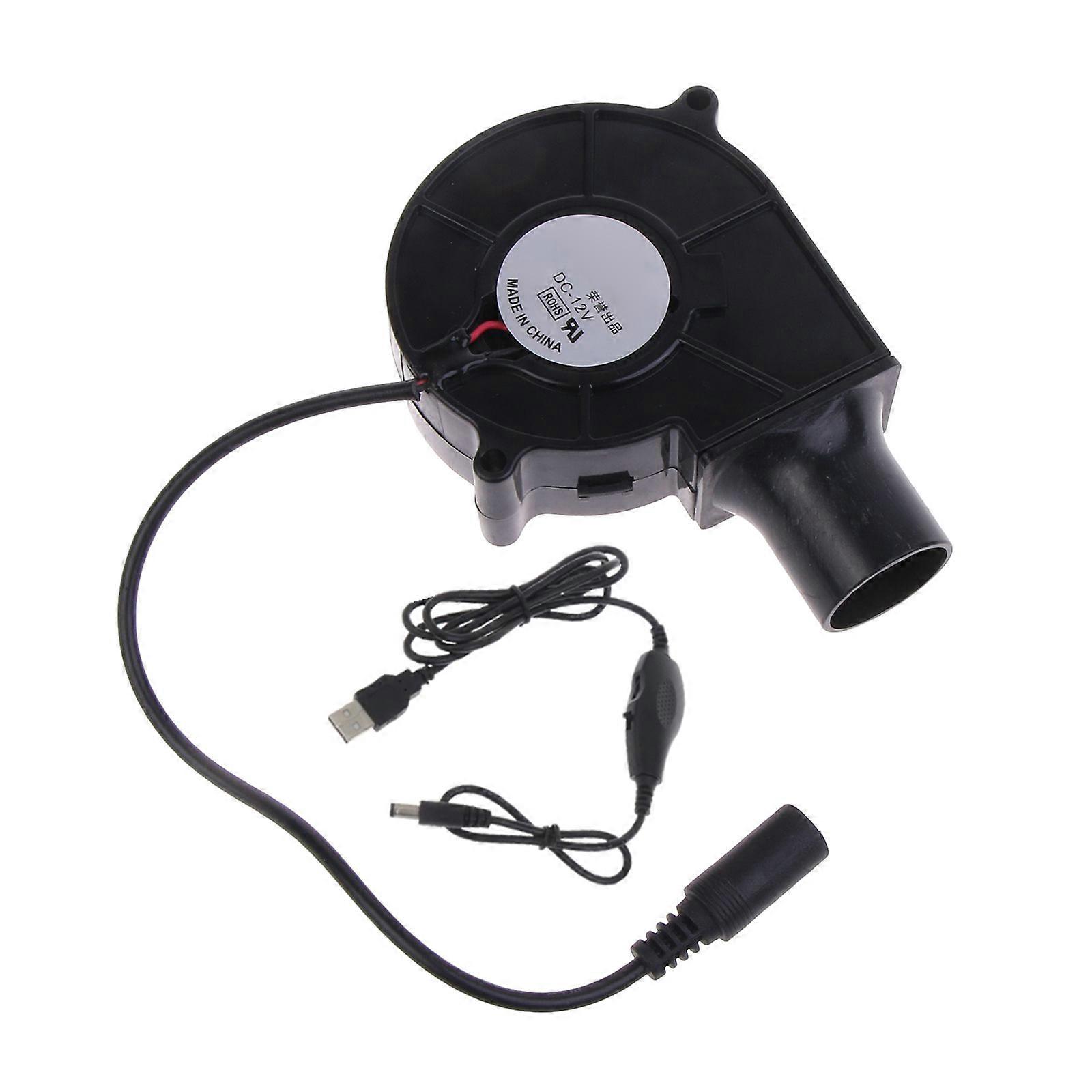 Variable Speed 7530 Blower Fan USB Powered Variable Speed Cooling System For Computer Networking Equipment Installation Multicolor