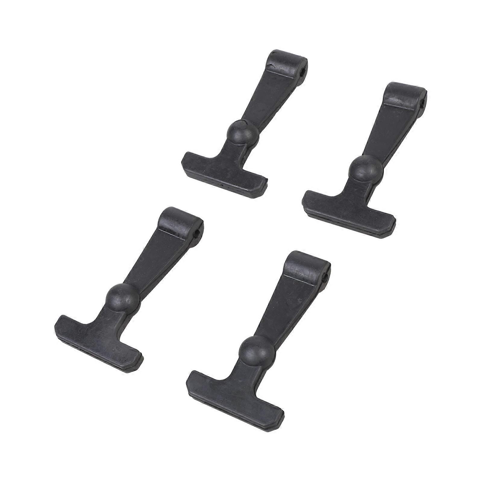 4 Pieces Trailer Refrigerator Locking Clips Heavy Duty ABS Material Universal Compatibility Easy Install Ergonomic Handle Multicolor