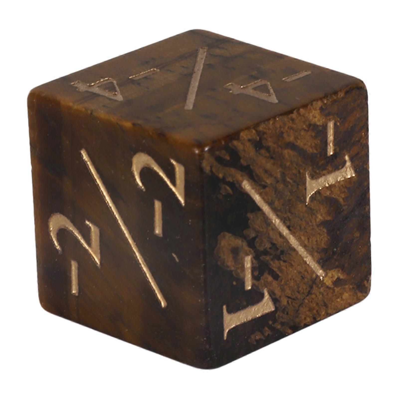 Artisanal Crystal Preciousstone Play Die With Against Scratch Face Exemplary For Strategy Board Contests And Artistic Display Multicolor