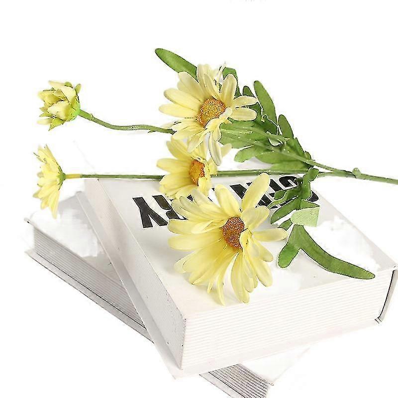 محاكاة الأقحوان الأقحوان باقة واحد ديزي الزفاف قوس الديكور زهرة ترتيب الأقحوان محاكاة زهرة وهمية زهرة Sof