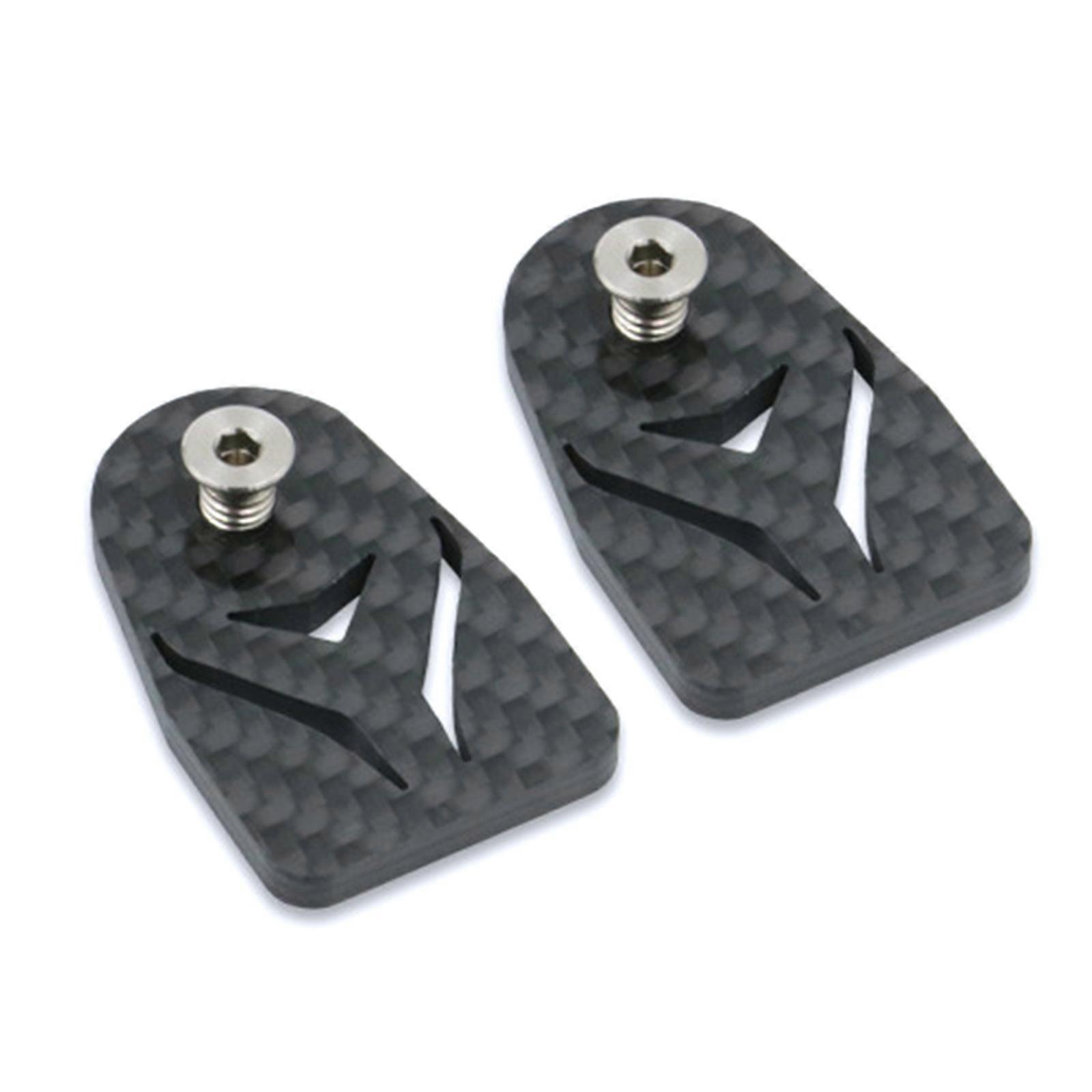 Secure Parking Carbon Fiber Footrest For Bending Bicycles Reinforced Structure Thin Transportable For Outdoor Use Multicolor