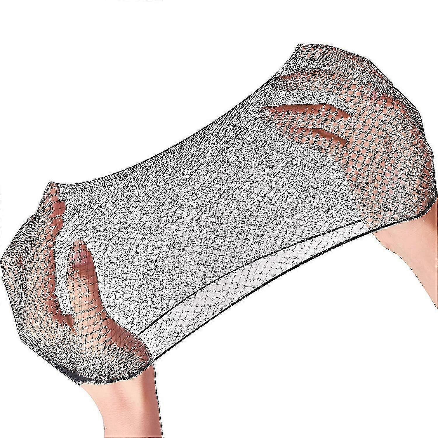 Hårnet 100 stk. sort elastisk usynligt net til madservering og balletboller