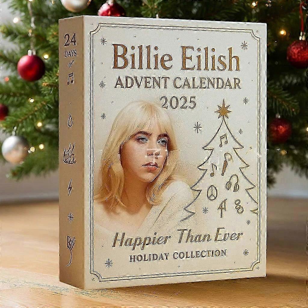 New Billie Eilish 2025 Advent Calendar Christmas Countdown Calendar Creative Blind Box
