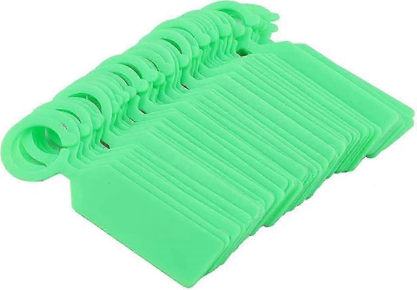 100 Eco-Friendly Plastic Plant Tags for Nursery and Greenhouse