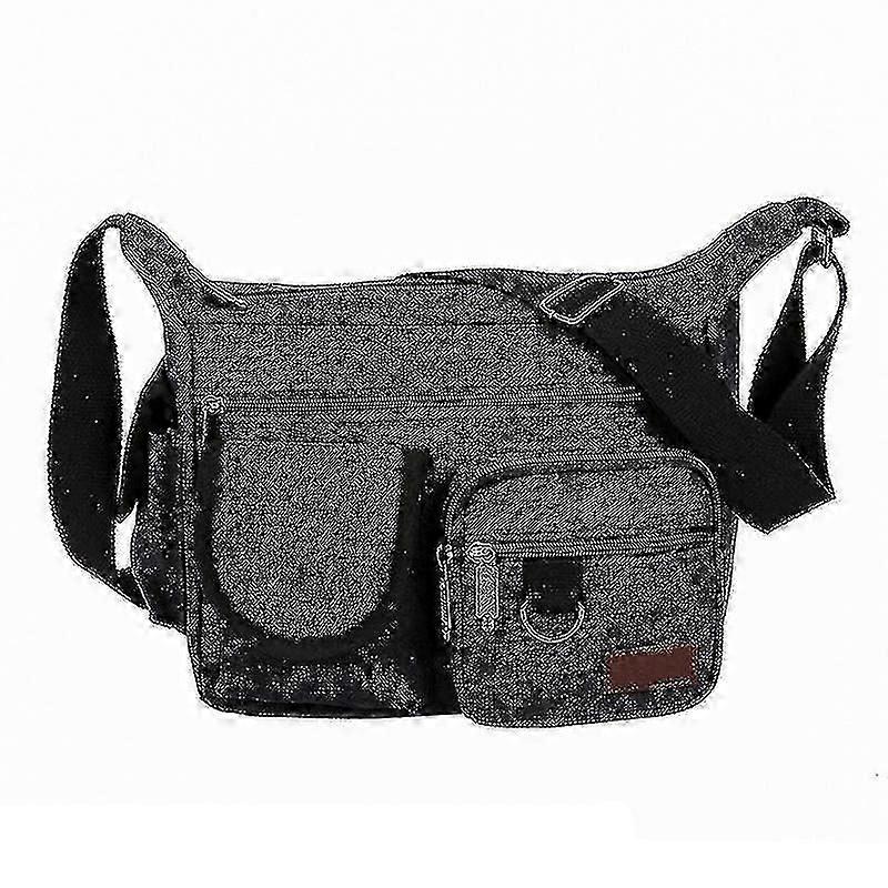 Canvas Messenger Bag Large Hobo Messenger Bag With Multiple Pockets Canvas Shoulder Tote Bag