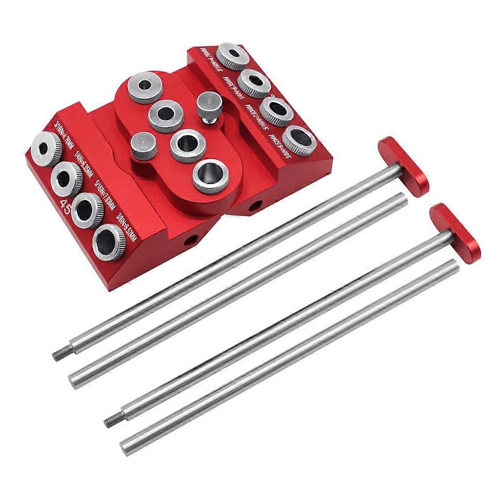 30/45/90 Degree Angled Drill Guide 4 Sizes Drill Hole Guide Jig for Stairs Handrail/Cable Railing
