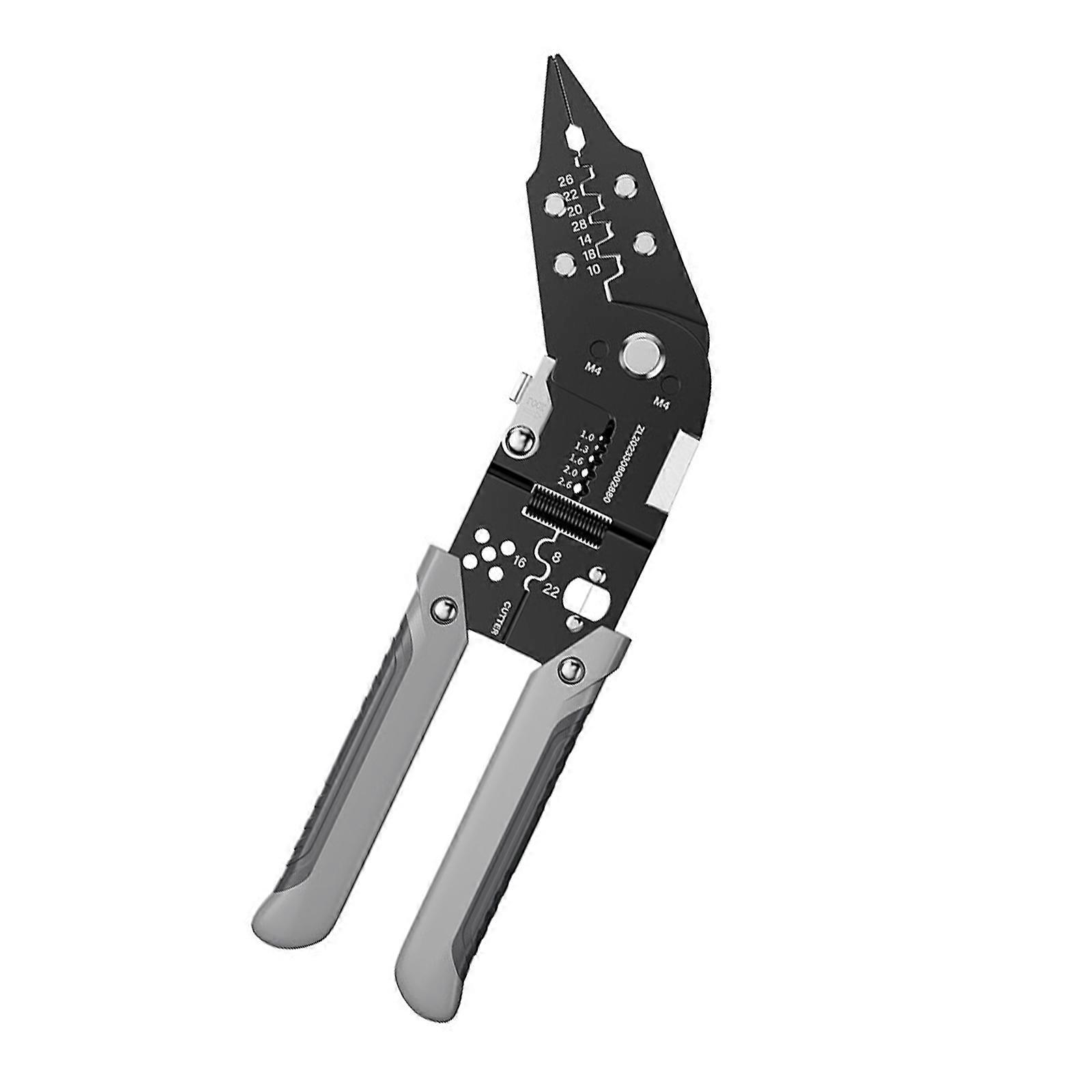 Heavy Duty Electrical Terminals Crimping Pliers for Secure Cable Connection and Efficient Wire Stripping Cutting Tool Multicolor