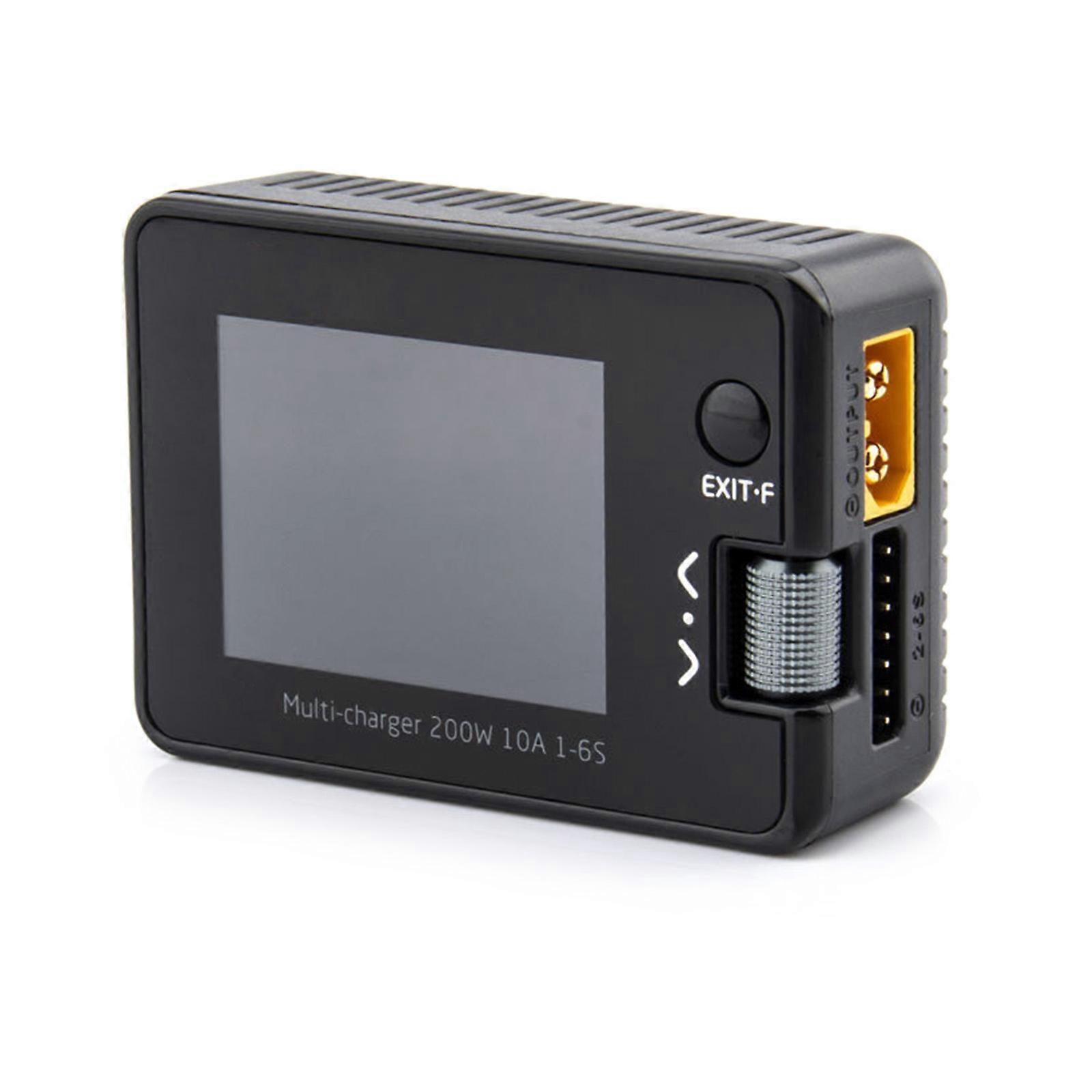 200W 10A Balance Charger Discharger Battery Balance for 1-6S Lipo Battery Model Part With Voltage Servo Checkers Multicolor