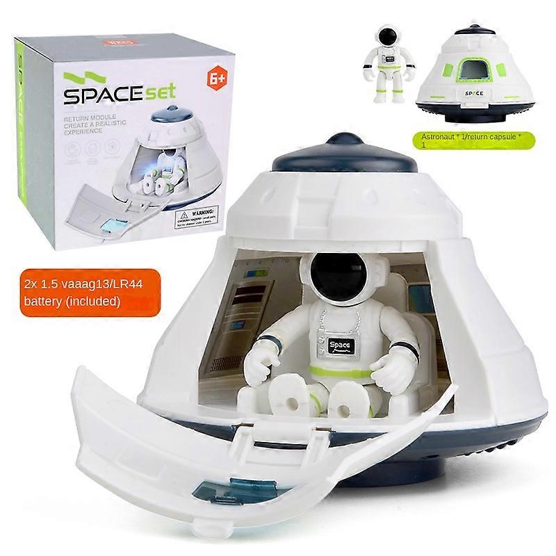 Acousto Optic Space Rocket Toy Spaceship Space Station Rocket Model Aviation Series Aircraft Toy for Boys