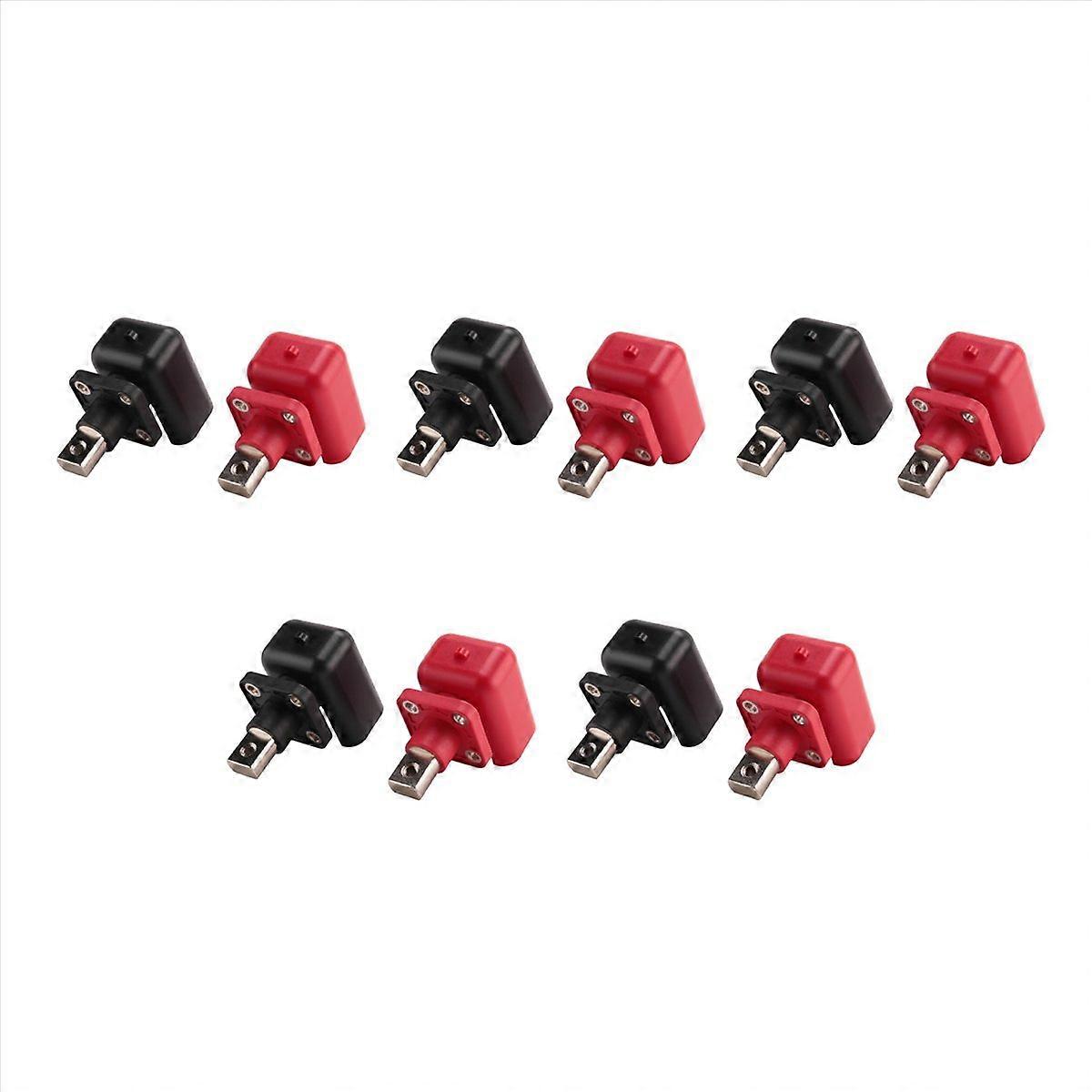 10 Pcs 200A All-Copper Lithium Battery Post High-Current Copper Terminal Battery Connector Energy St