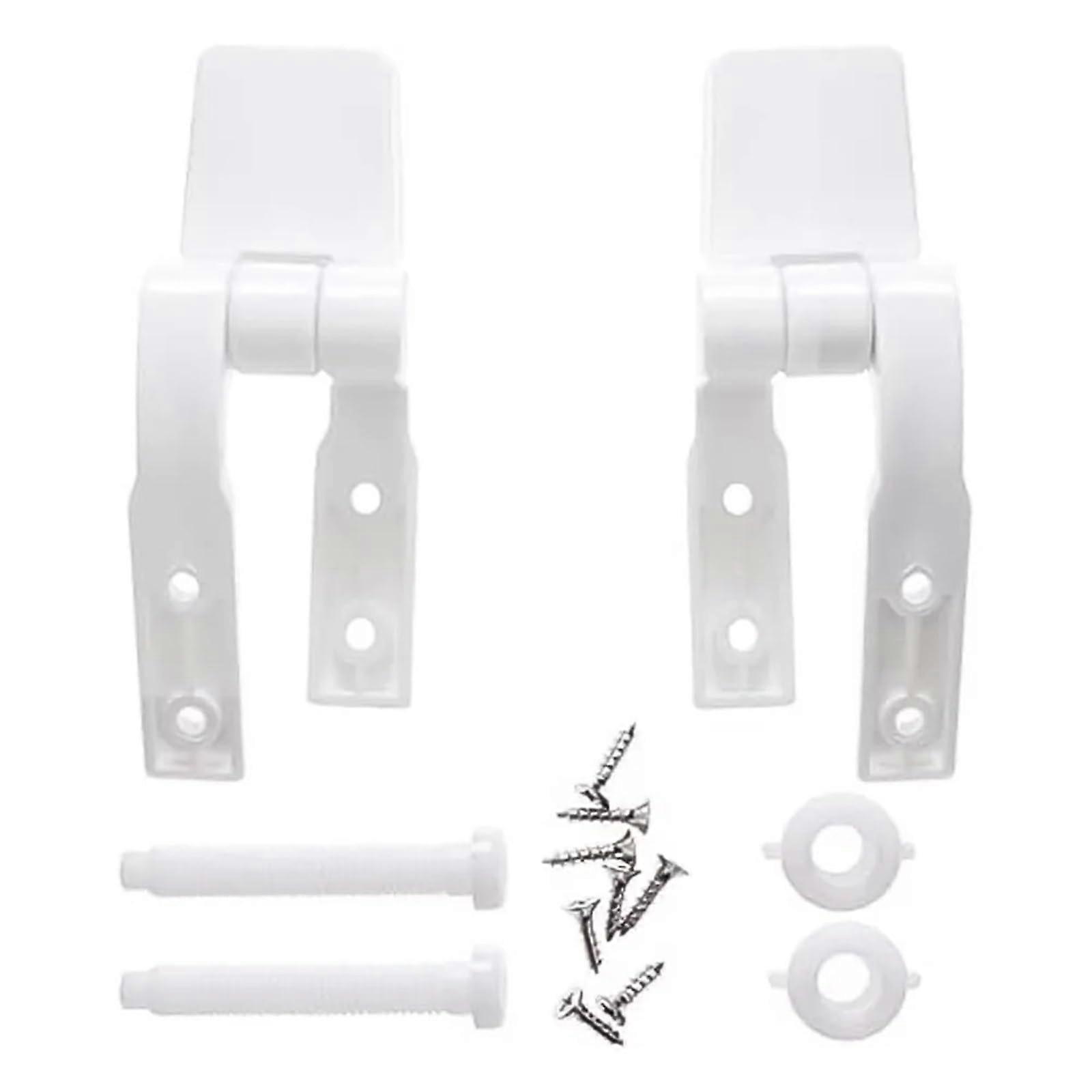 Toilet Seat Screws and Bolts Set with Nuts for Lid Hinge Replacement Bathroom Fixing Kit