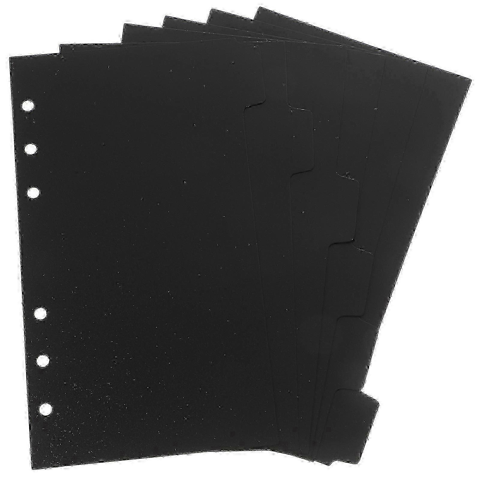 6 Sheets Binder Dividers Binder Notebook Indexing Page Notebook Page Divider for Binders