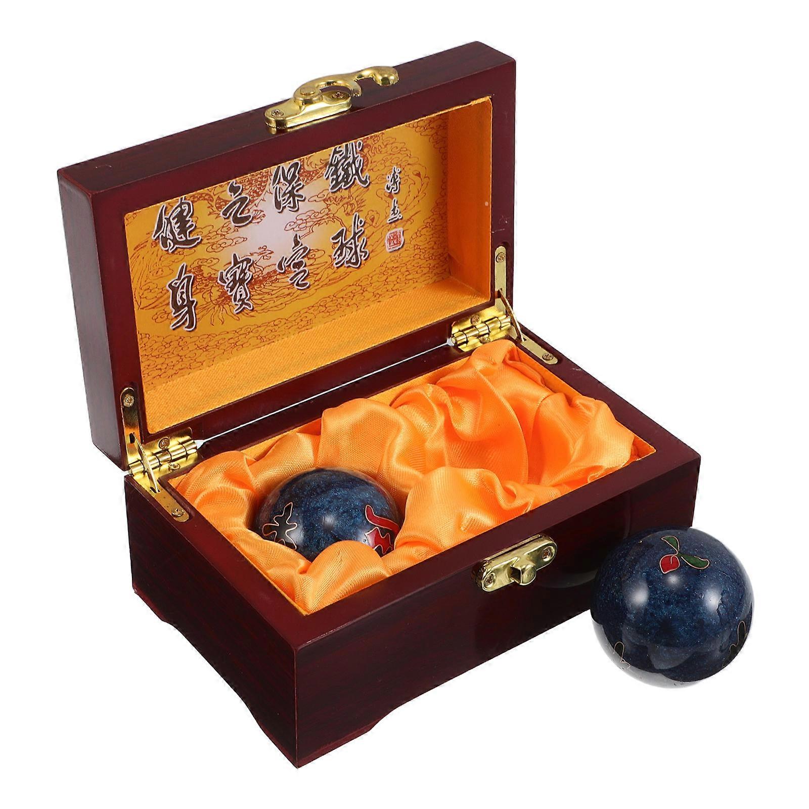 Hand Exercise Massage Balls Chinese Hand Tool for Hands 2Pcs Portable