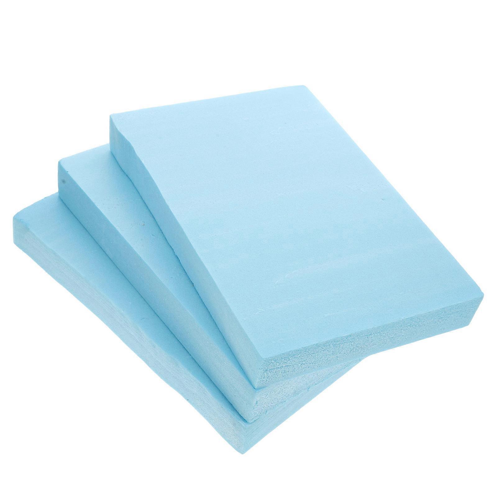 Sky-Blue 3Pcs High-Density Foam Boards Ideal For DIY Model Makers Perfect For Creating Dioramas and Craft Projects