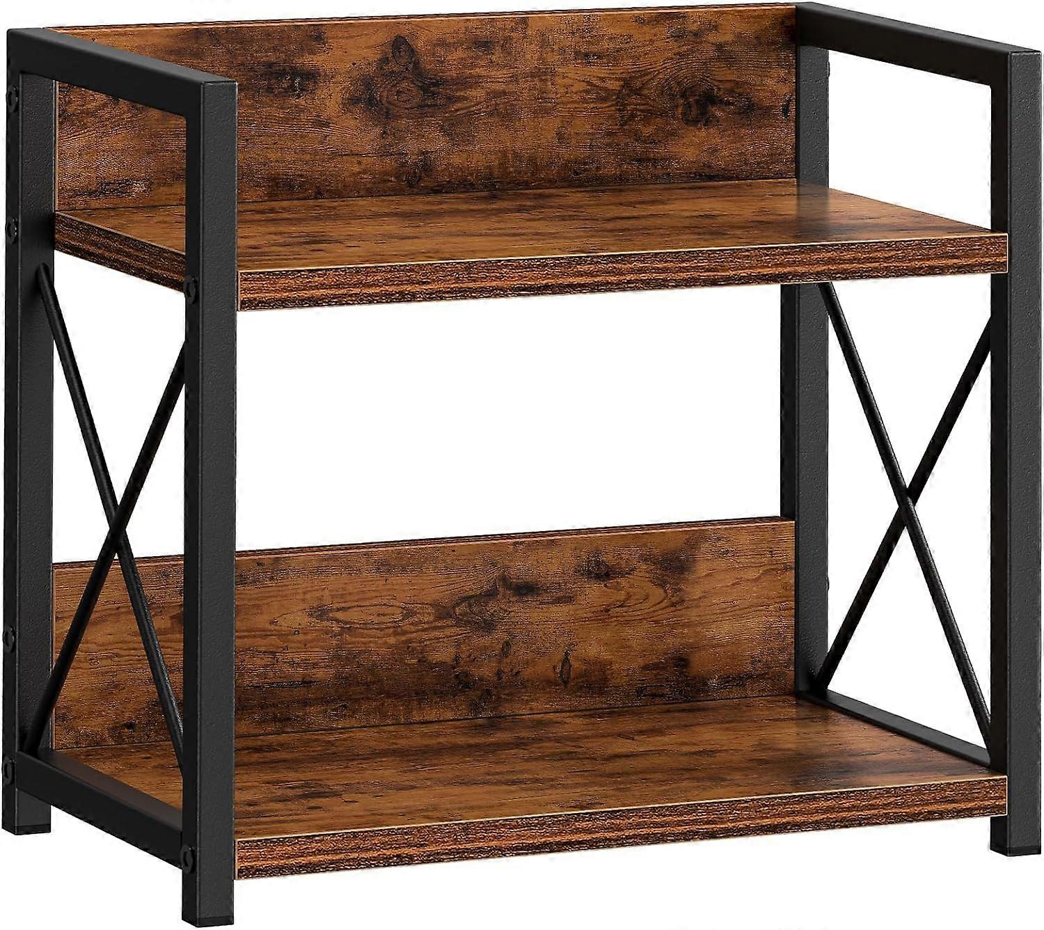 2 Tier Countertop Spice Rack Organizer with TwoTier Storage for Kitchen Shelf Organization