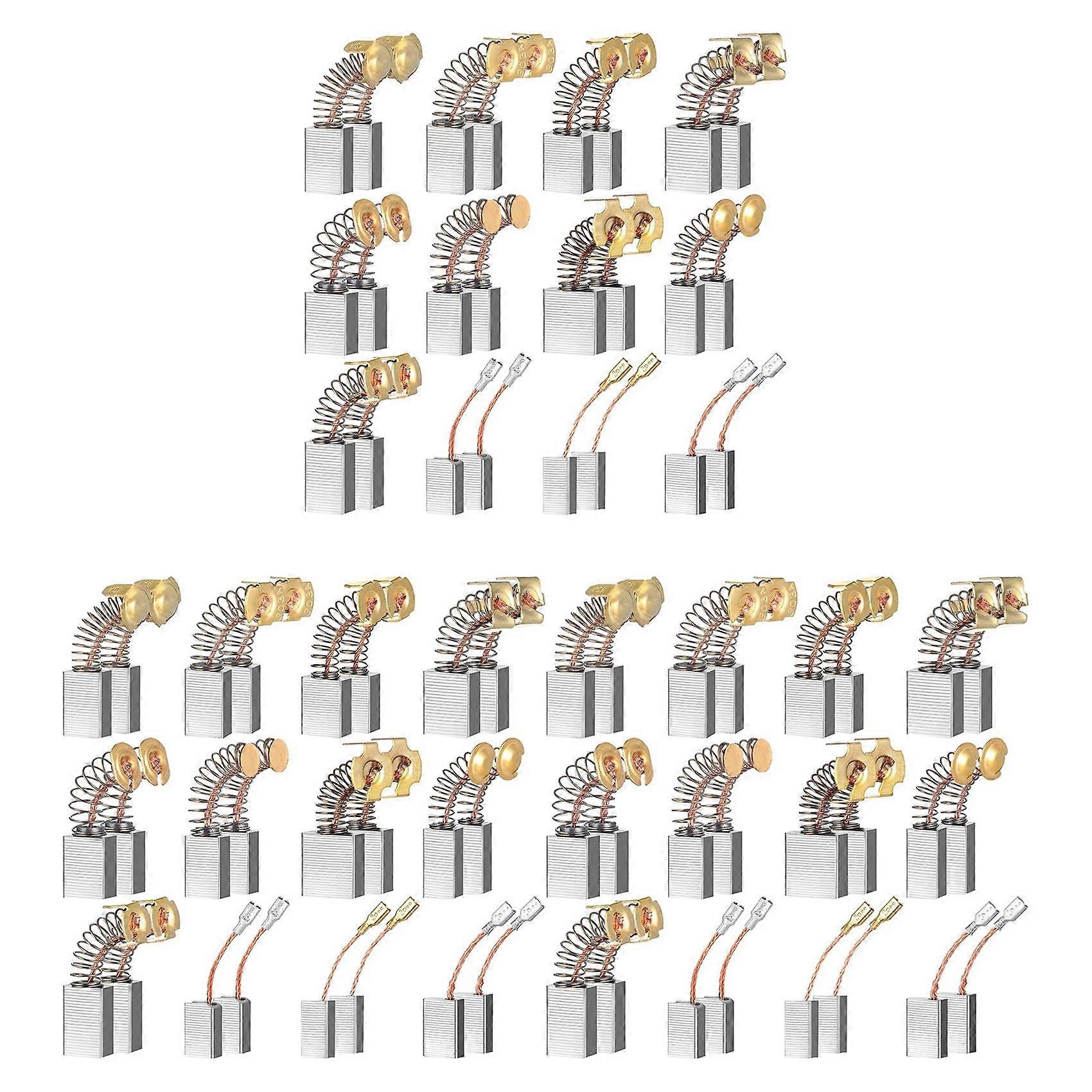 72 Pcs Electric Motor Brushes Carbon Brushes Power Tool Replacement Part for Repair Power Tool 12 Different Sizes