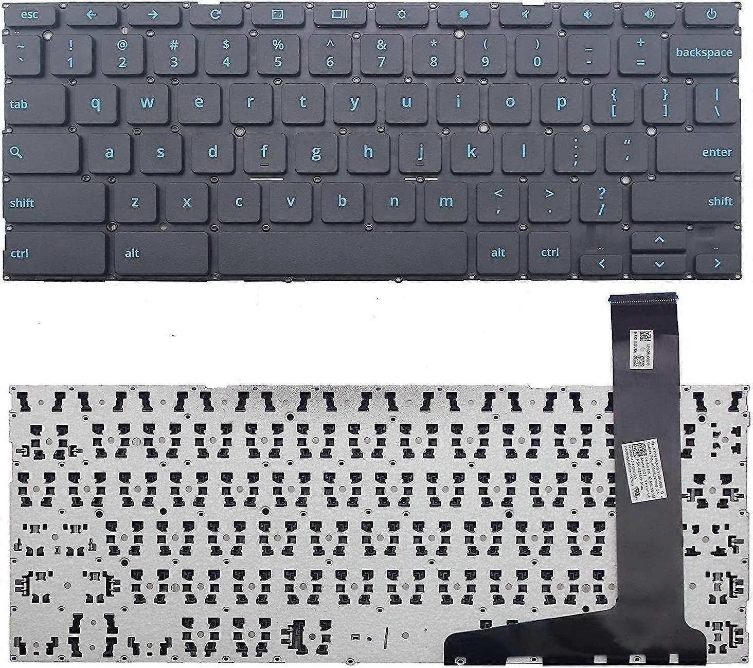 New US Laptop Keyboard (Without Frame) Replacement for compatible with ASUS Chromebook C202 C202S C202SA C202SA-YS01 C202SA-YS02 C201 C201P