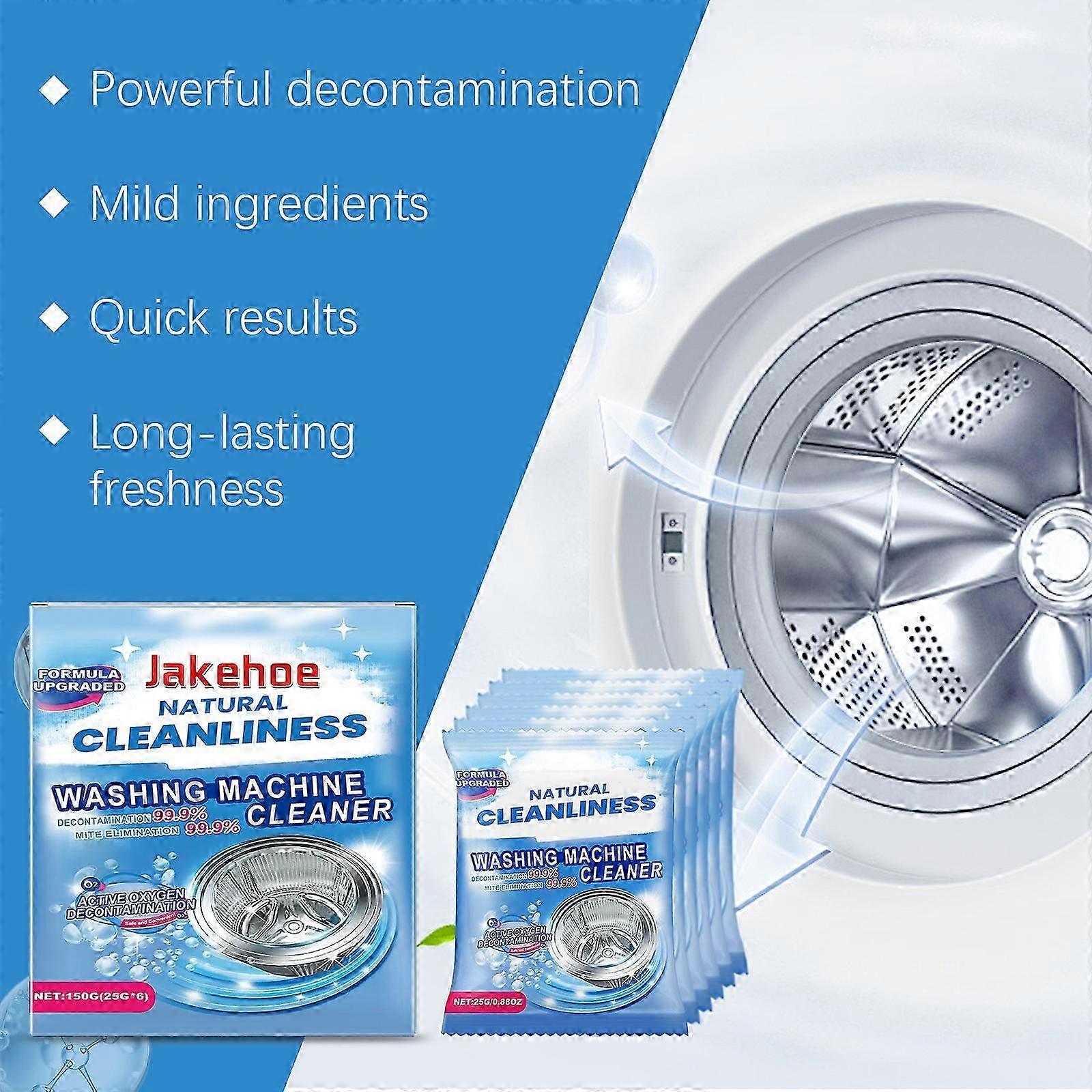 Deep Cleaning Washing Machine Powder  Removes Stubborn Stains  Odors, Safe  Easy to Use, 150g
