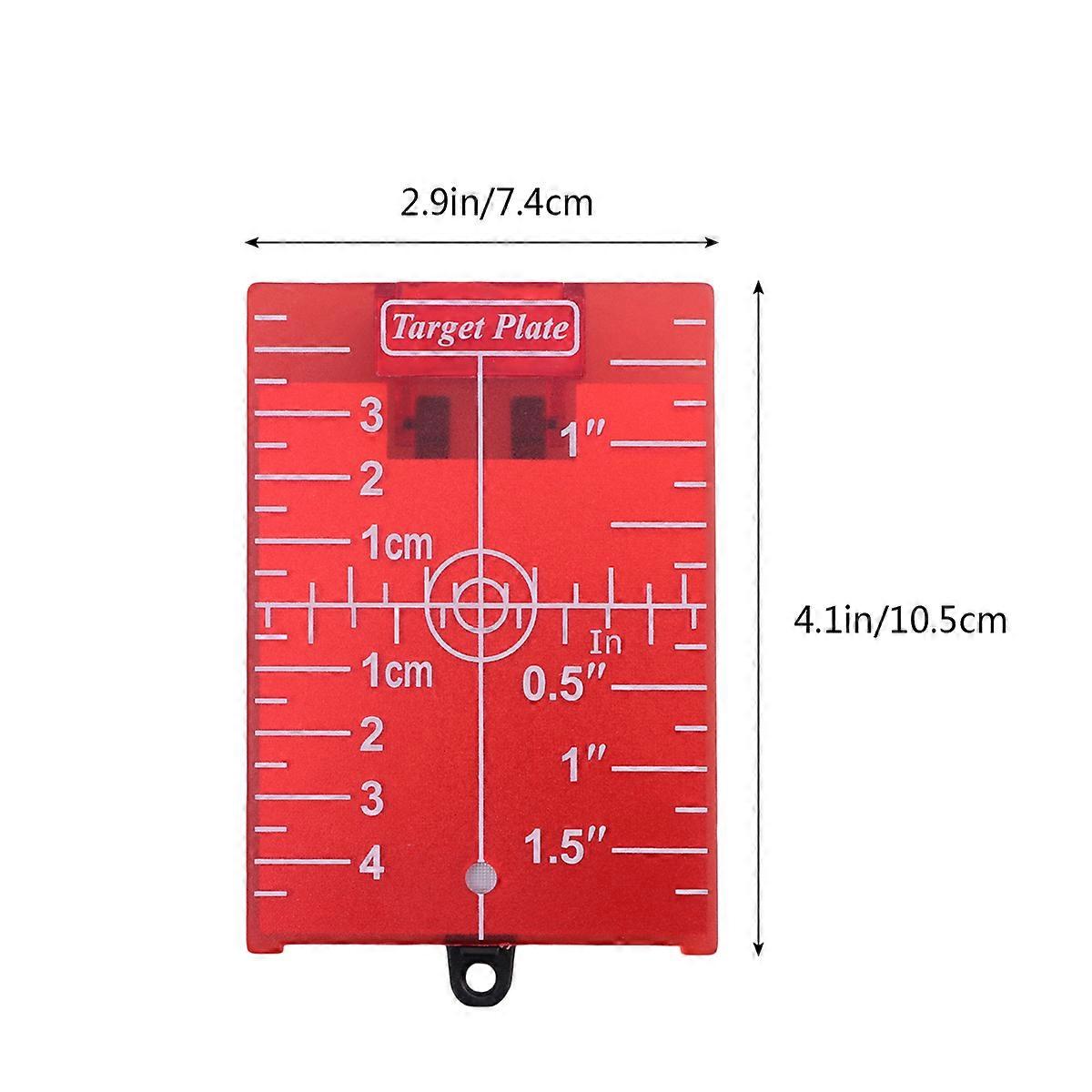 No Burr Infrared Magnetic Target Plate for Red Lines Level Target Board (Red)