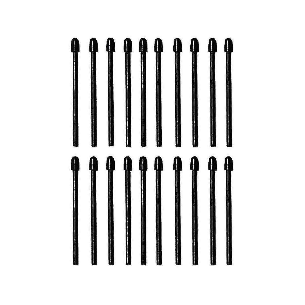 (20-pakning) Erstatning Soft Nibs kompatibel med Remarkable 2 Stylus Pen - Black Pen Tips