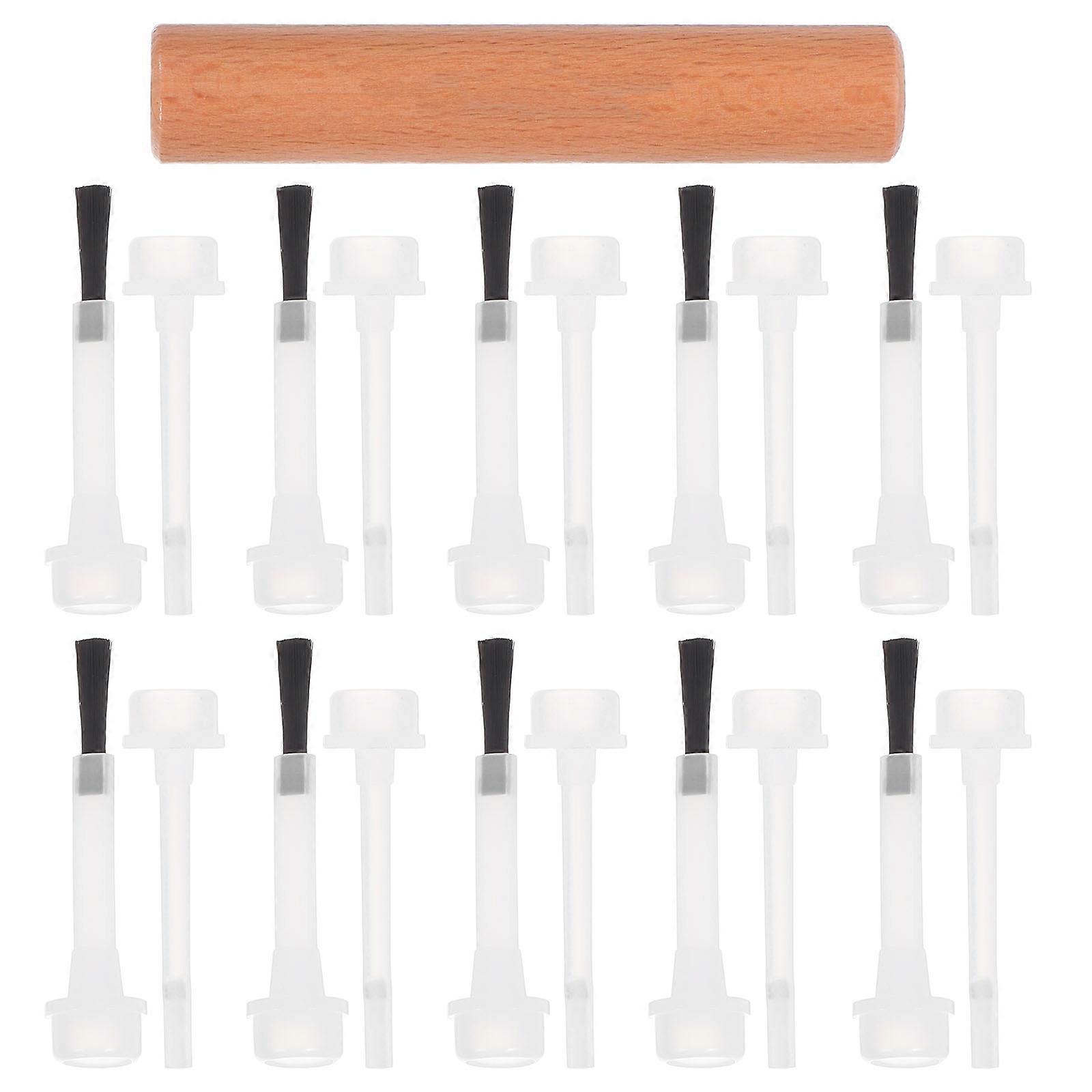Replaceable Nail Brush Heads with Dual-Ended Design for Nail Art 1Set