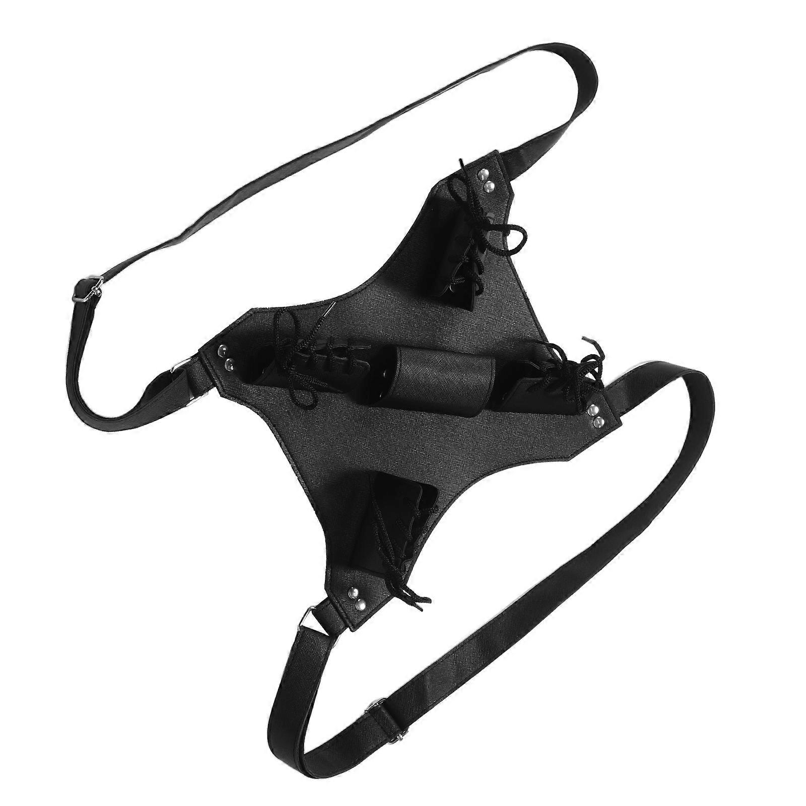 Double Shoulder Belt Sword Carry Case for Cosplay with Adjustable Strap