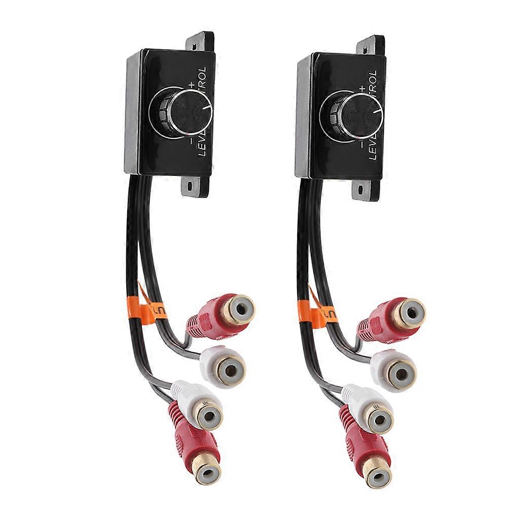 Universal Car Audio Amplifier with RCA Inputs Outputs for Volume Control Copper Multi Device Support Wide Compatibility