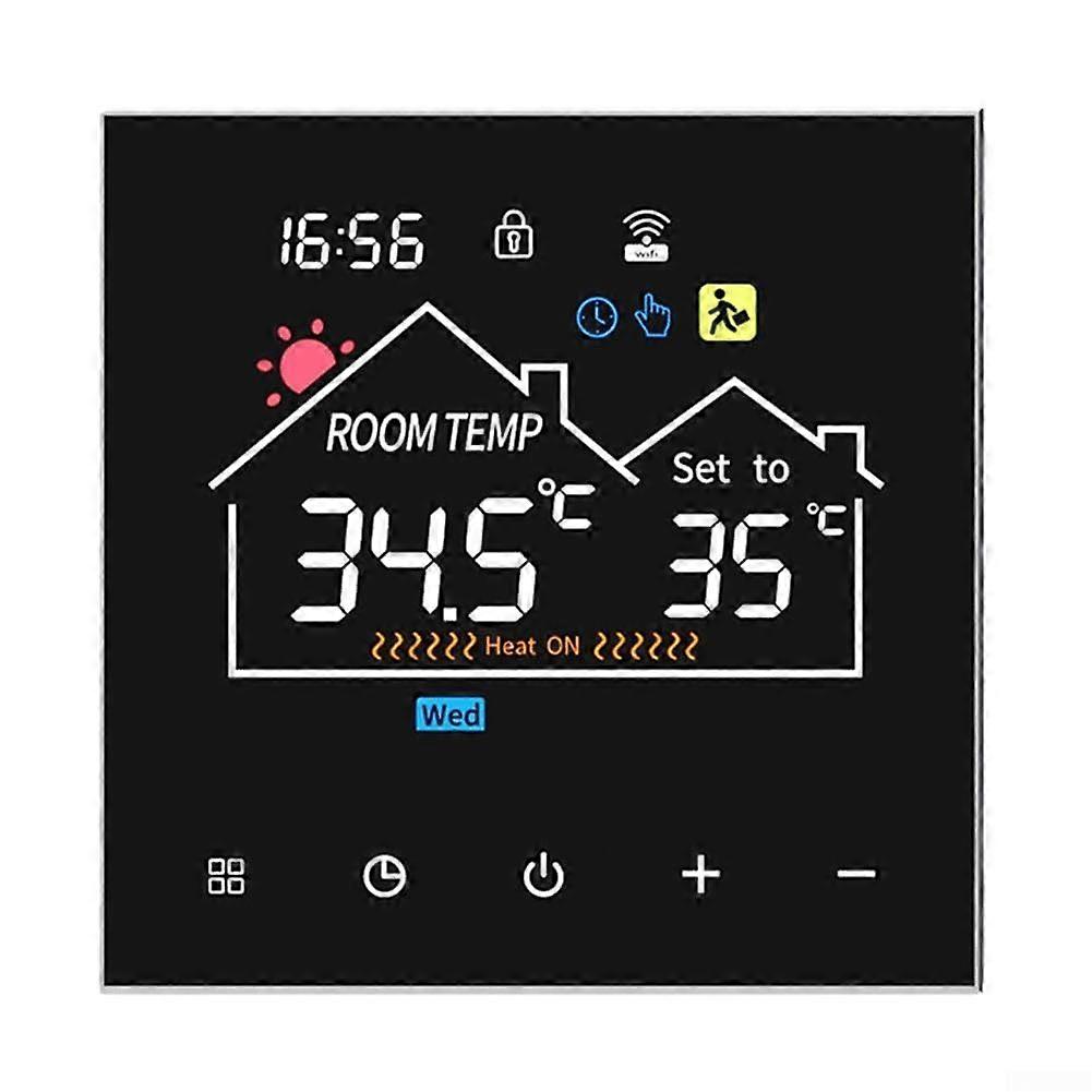 Smart WiFi Thermostat for Electric Heating 16A with App Control Energy Saving and Child Lock