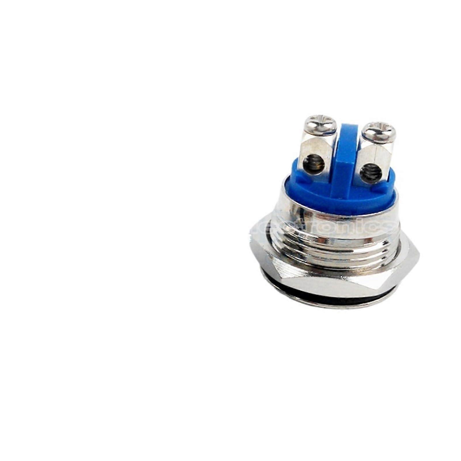 16mm Stainless Steel Momentary Start Horn Button Push Button Switch for Automotive Applications
