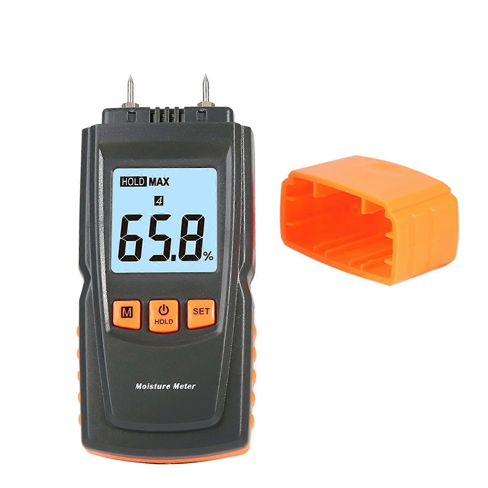 Moisture Meter Wood Moisture Tester for Lumber Flooring Cement Brick GM605 with  Precision Sensor