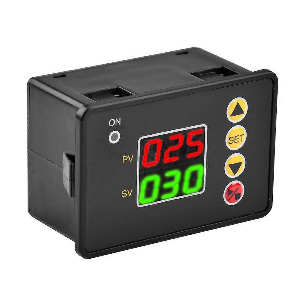 Time Delay Relay, Programmable Timer Relay AC 110-220V, Repeat Cycle Countdown 0-999s/min/hr(AC110-220V)
