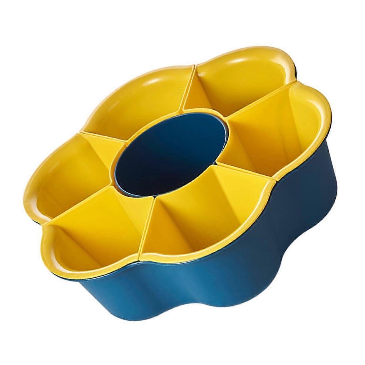 Rotating Fruit Vegetable Basket with 360° Drain, DoubleLayer Strainer for Kitchen, NonSlip Base