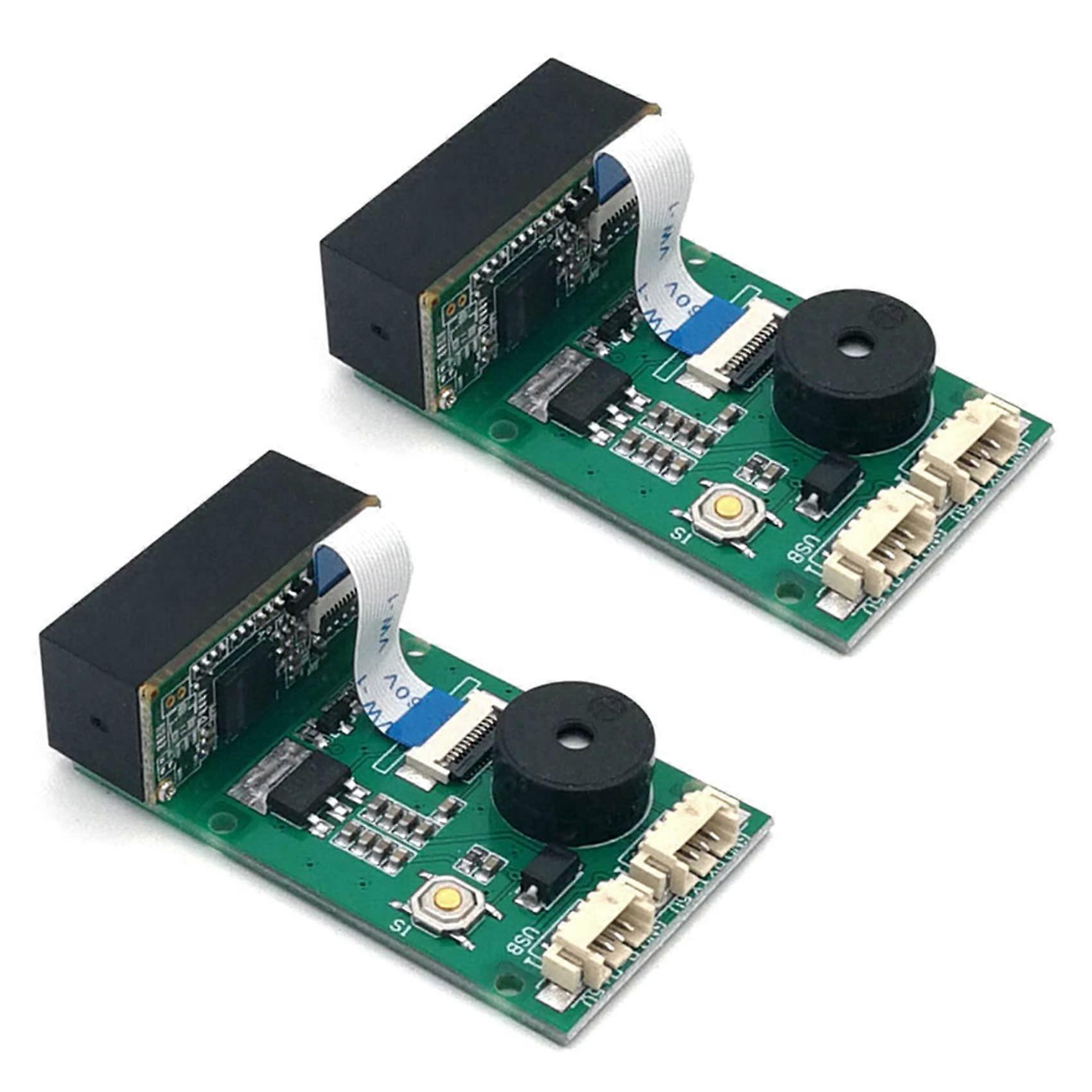 2X GM67 1D 2D Barcode Scanner Module USB and UART QR Code Reader for Android