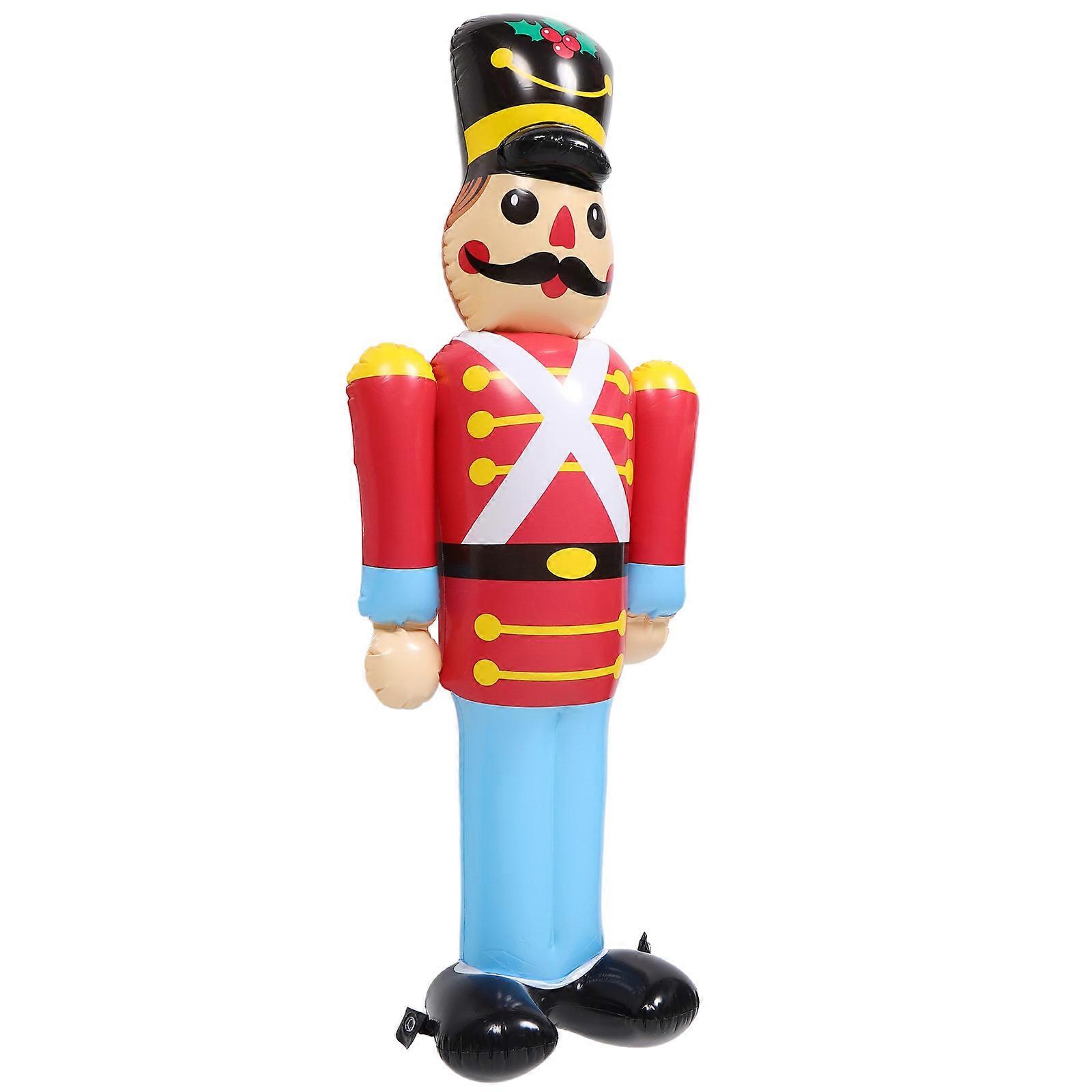 Outdoor Inflatable Nutcracker Soldier Figures for Christmas Decor