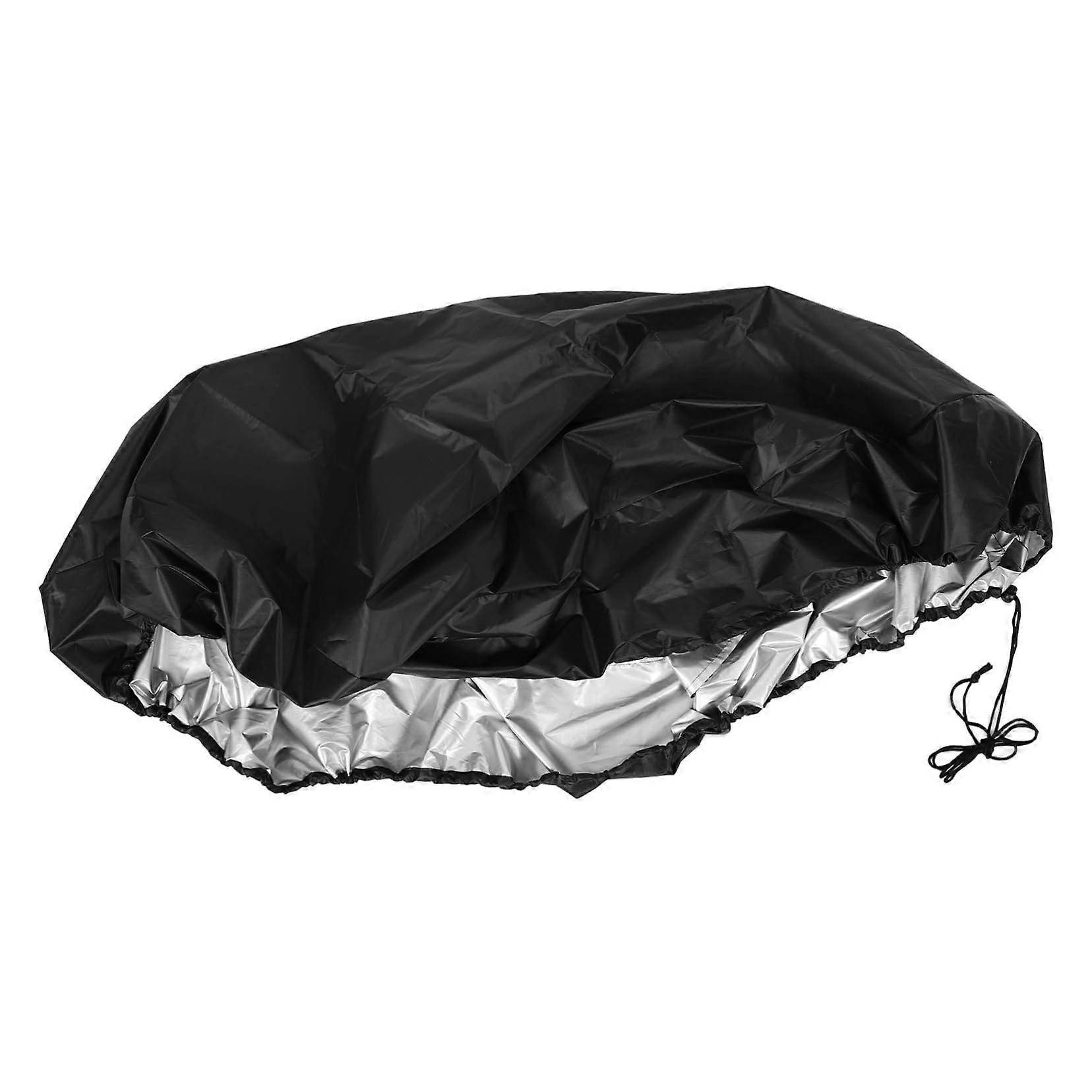 Waterproof Sandbox Cover with Drawstring, Durable Polyester Canopy for Garden Weather Protection