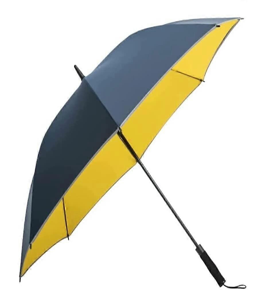 Large Automatic Golf Umbrella Windproof Waterproof Design with Shoulder Strap Carry Case 35inch