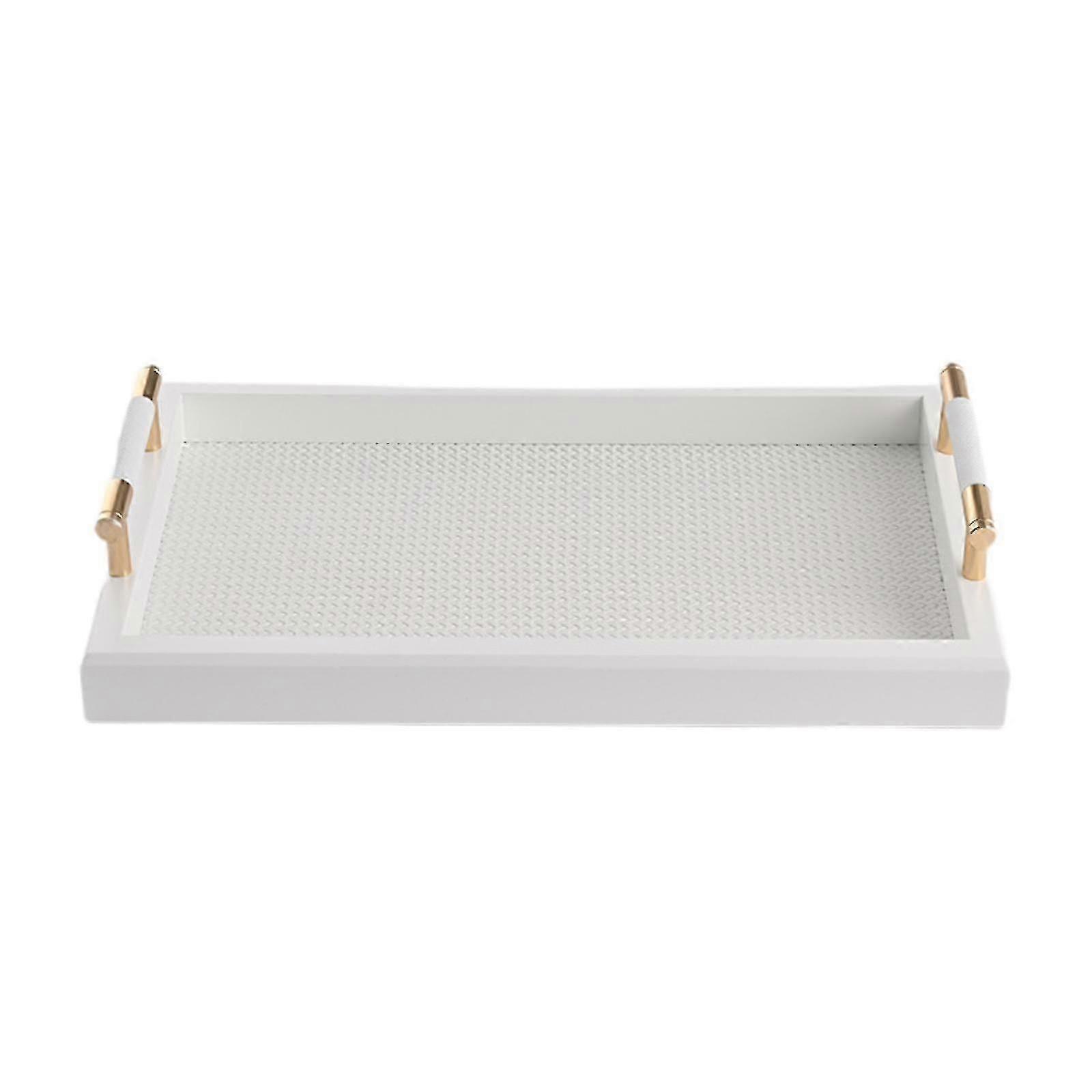 2025 Rectangle Serving Tray With Breakfast Platter For Bedroom Dish Events